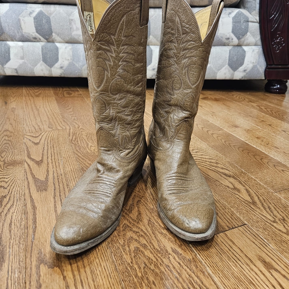 Nocona Brown Western Leather Boots